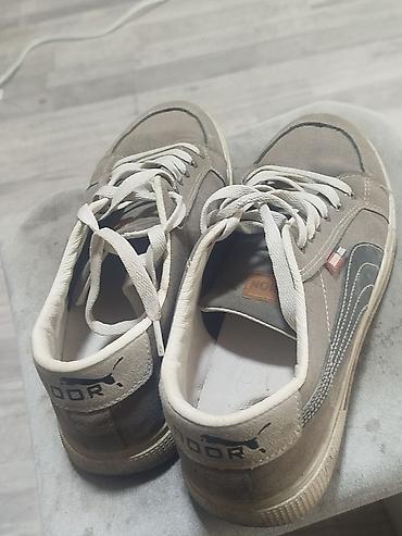 dunk low: Мужские кроссовки, 42, Puma, Б/у, цвет - Серый, Платная доставка — 3