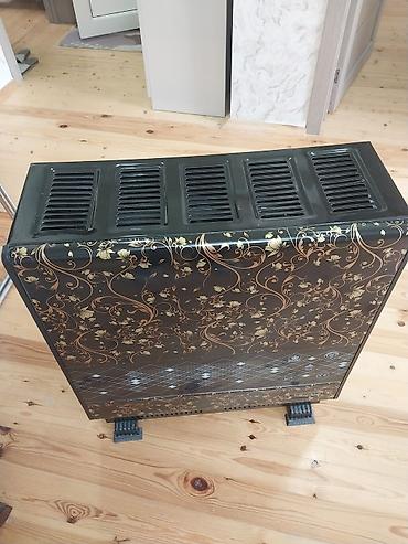 Qaz sobası/istilik radiatoru - Dekorativ naxışlı metal korpus