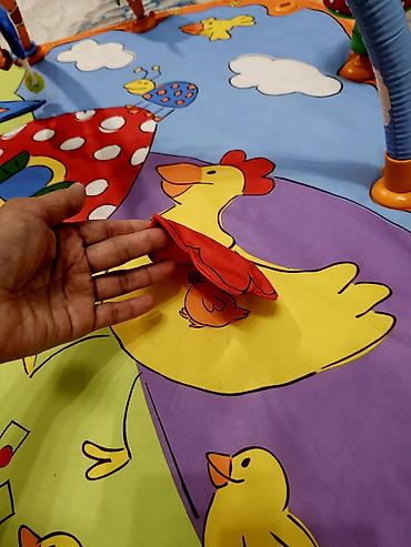 Другие игровые комплексы: Развивающий коврик с дугами и подвесными игрушками для малышей - — 4