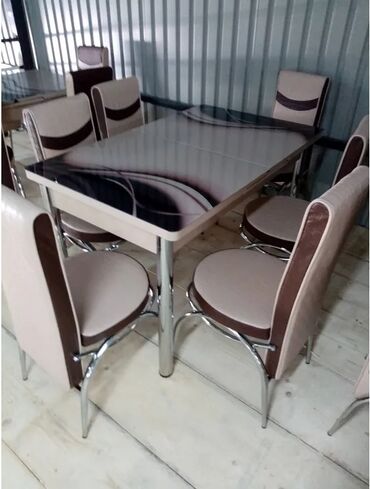 Stolice: Novi trpezariski kompleti stola i 6 stolica 230e dimenzije stola 130 na lalafo.rs — 2 Stolice: Novi trpezariski kompleti stola i 6 stolica 230e dimenzije stola 130 — 2