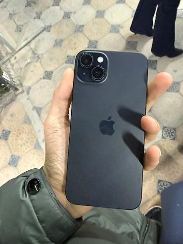 Техника и электроника: IPhone 15 Plus, Б/у, 128 ГБ, Черный, Защитное стекло, Чехол, 86 % — 1
