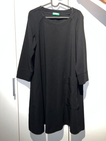 crni tek flis: Benetton L (EU 40), color - Black, Other sleeves