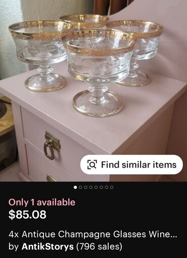 Čaše: Case rucni,rad,kristal murano medici za vino iz 60ih. Case kristal za — 2