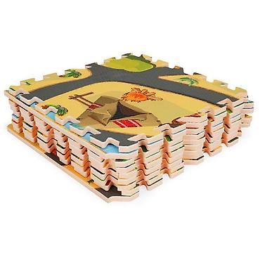 bebakids bebe decaci: PODLOGA ZA IGRU ZA DECU SAFARI PUZZLE 9 ELEMENATA 93x93 cm – ECO TOYS — 2