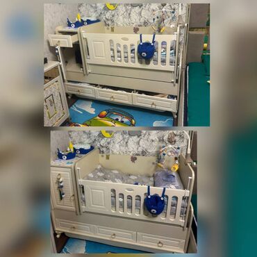 Masa və oturacaq dəstləri: Oğlan və qız üçün, Beşik