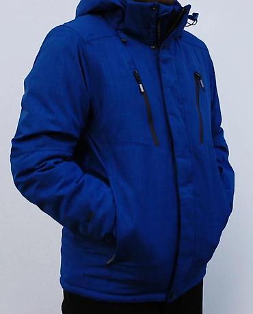 Zimske jakne: Muška zimska jakna – tamnoplava - Topao, punjen model sa kapuljačom - — 2