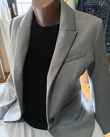 Kompleti: Ženski komplet: H&M sako + Mohito bluza - Sako: svetlosivi — 3