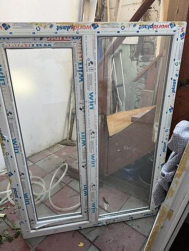 taxtalar: Məhsul: 2 ədəd qapı dəsti 1) Taxta şüşəli qapı - Material: təbii ağac — 6