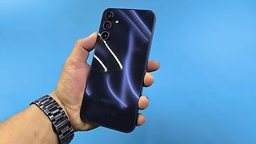 note 2: Samsung Galaxy A15, Б/у, 128 ГБ, цвет - Синий, 2 SIM — 5