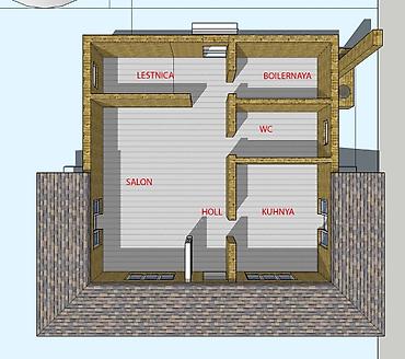Продажа домов: Дом, 200 м², 3 комнаты, Собственник, ПСО (под самоотделку) — 15