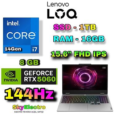 Yeni Lenovo LOQ, 15.6 ", Intel Core i7, 1 TB, Ödənişli çatdırılma, Rayonlara çatdırılma, Ünvandan götürmə