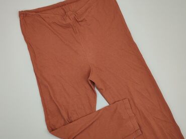 brązowa satynowe spódnice: Leggings, XL (EU 42), condition - Good