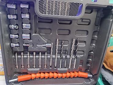 black decker: Аккумуляторный шуруповерт/дрель DIKFORCE в кейсе с комплектом — 3