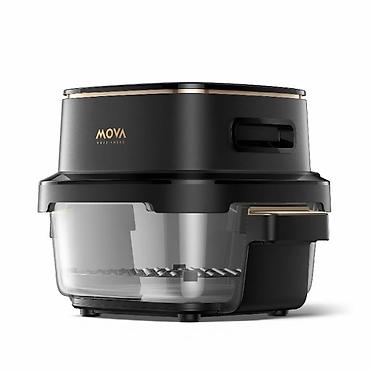 ipad ucuz: MOVA AeroGlass AF20 Pro Air Fryer (Black) Çoxfunksiyalı isti hava — 2
