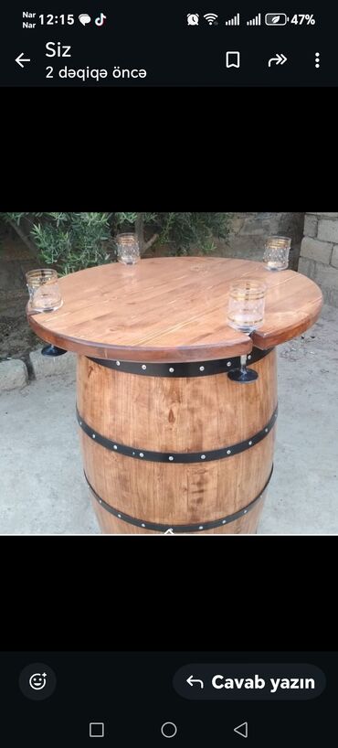 Digər xidmətlər: Dekorativ və xalis taxta çəllək əsaslı interyer/eksteryer — 5