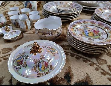 madonna çay desti: Nahar dəsti, rəng - Ağ, Farfor — 4