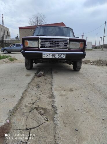 VAZ (LADA): LADA 2107 sedan - Rəng: tünd albalı/bordo - Kuzov: klassik 4 qapılı — 3