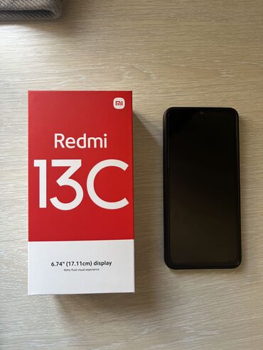 Xiaomi: Xiaomi, Redmi 13C, Б/у, 128 ГБ, цвет - Черный, 2 SIM