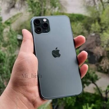 купить ноутбук в рассрочку бишкек: IPhone 11 Pro, Колдонулган, 256 ГБ, Black Titanium, Каптама, 70 %