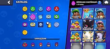 estel sumqayit: Məhsul: Brawl Stars hesabında geniş kostyum/kataloq kolleksiyası — 1