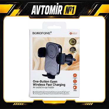 Транспорт: BOROFONE BH221 simsiz şarjlı avtomobil telefon tutacağı BOROFONE — 1