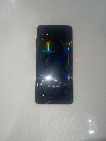 купить самсунг а51 в бишкеке: Samsung Galaxy A51, Б/у, 128 ГБ, цвет - Синий, 2 SIM