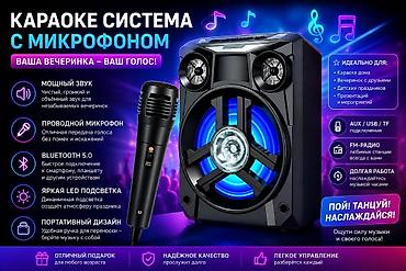 hoco eq34 plus: Караоке-колонка с микрофоном - Мощный, чистый и объёмный звук с — 2