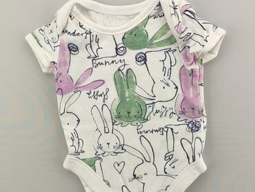 biała koszula body niemowlęce: Body, George, 0-3 m, 
stan - Dobry