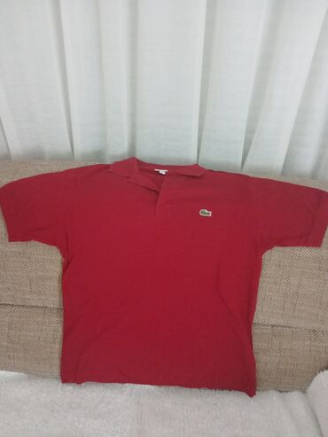 bogner polo majice: Men's T-shirt Lacoste, L (EU 40), bоја - Crvena
