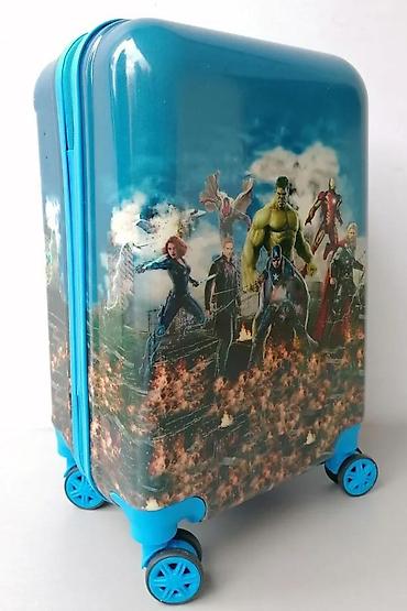 Rančevi, torbe i koferi: Dečiji kofer na točkiće – motiv superheroja - Tvrda školjka sa — 7