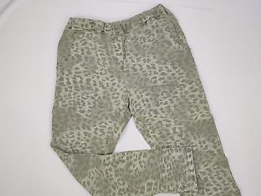 leopard jeans: Spodnie materiałowe damskie, rozmiar XL — 1
