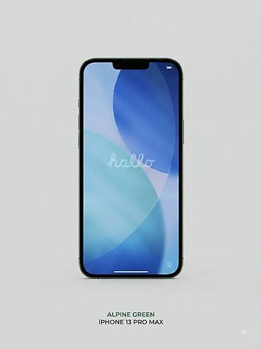 iphone 13 pro max irşad: IPhone 13 Pro Max, 256 GB, Alpine Green, Simsiz şarj — 1