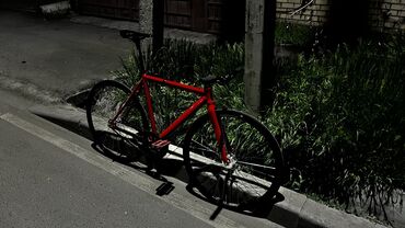 карбон велосипед: Продаю фикс Рама нн алюминий с двойным баттингом 55 см Вилка Китай