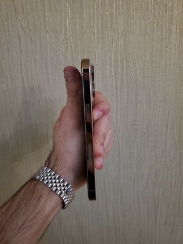 Apple iPhone: IPhone 13 Pro, 128 GB, Matte Gold, Zəmanət, Simsiz şarj, Face ID — 9