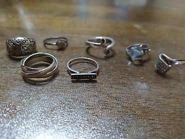 Серебряные кольца: Серебряные кольца,в отличном состоянии,почти новые, размеры 17-18-19 — 11