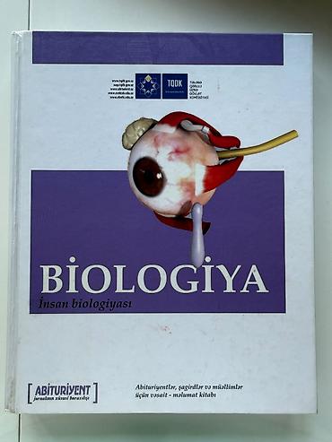 Книги и журналы: Məhsul: “Biologiya – İnsan biologiyası” kitabı Təsvir: - TQDK (Tələbə — 1