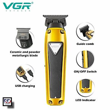 tostur: Professional Trimmer VGR 907 - 1 Sürətli - 10000RPM / 2000MAH - 200 — 5