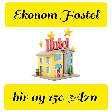 binə əmlak: EM Hostel Baku 6 nəferlik ekonom otaqda bir yataq cəmi 6 Azn. Tek — 2