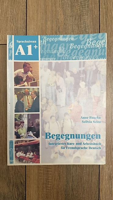 dərs kitabları: Alman dili dərsliyi – “Begegnungen A1” — 1