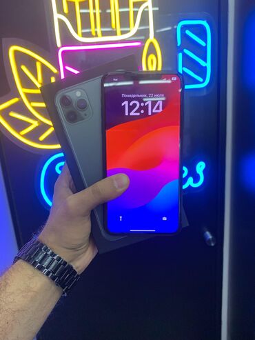 iphone 7 barter: IPhone 11 Pro Max, 256 GB, Yaşıl, Barmaq izi, Face ID, Sənədlərlə