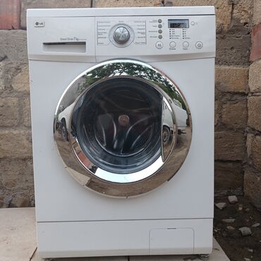 Paltaryuyan maşınlar: Paltaryuyan maşın LG, 7 kq, İşlənmiş, Avtomat, Qurutma var, Kredit yoxdur, Ödənişli çatdırılma