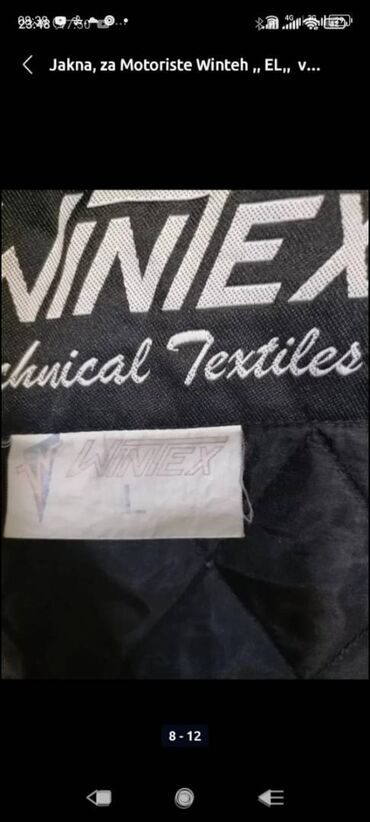 Ostale jakne, kaputi, prsluci: Jakna ispravna za Motor WINTEX

Mirjevo — 2