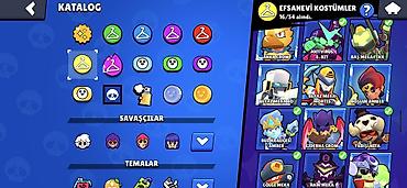 buji: Brawl Stars hesabı – tam kolleksiya, yüksək kuboklar və zəngin — 9