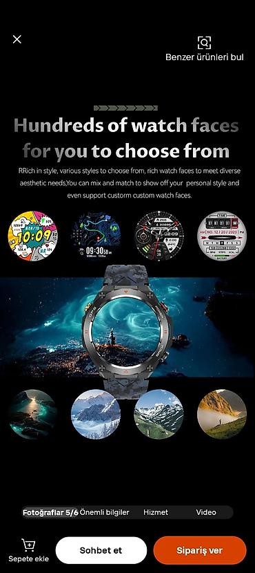 Smart saatlar: GPS-li idman ağıllı saatı - GPS/BDS/GLONASS/GALILEO dəqiq peyk — 9