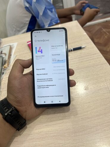 2 gb: Redmi, Redmi 13C, Колдонулган, 256 ГБ, түсү - Көк, 2 SIM
