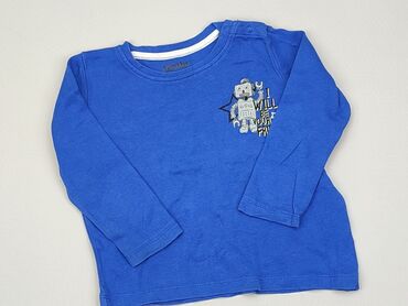 niebieska bluzka hiszpanka: Bluzka, Lupilu, 1.5-2 lat, 86-92 cm, stan - Dobry