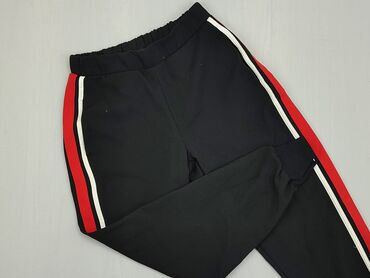 Spodnie XS (EU 34), stan - Dobry, wzór - Print, kolor - Czarny, Zara