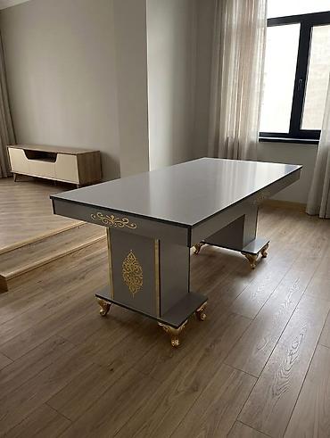 Sifarişlə ev mebeli: Düz masa, Açılmayan, Parlaq laminat — 10