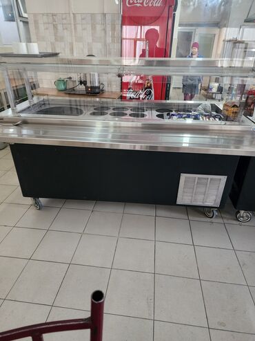 гриль газовый: Линия раздачи 6 метров из трёх секций общая длина 6 метров из