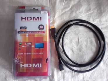 11 объявлений | lalafo.kg: КАБЕЛЬ-HDMI-miniHDMI, 1.8м